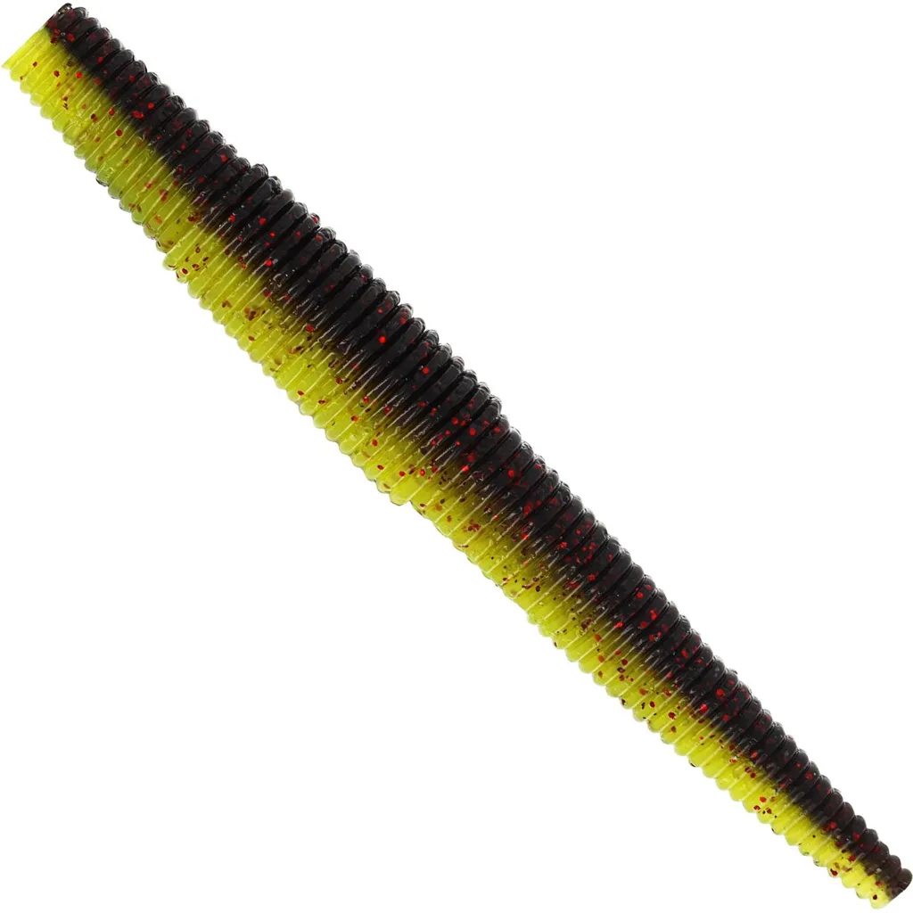 Westin Ned Worm Gummiköder 11cm 7g Black Chartreuse