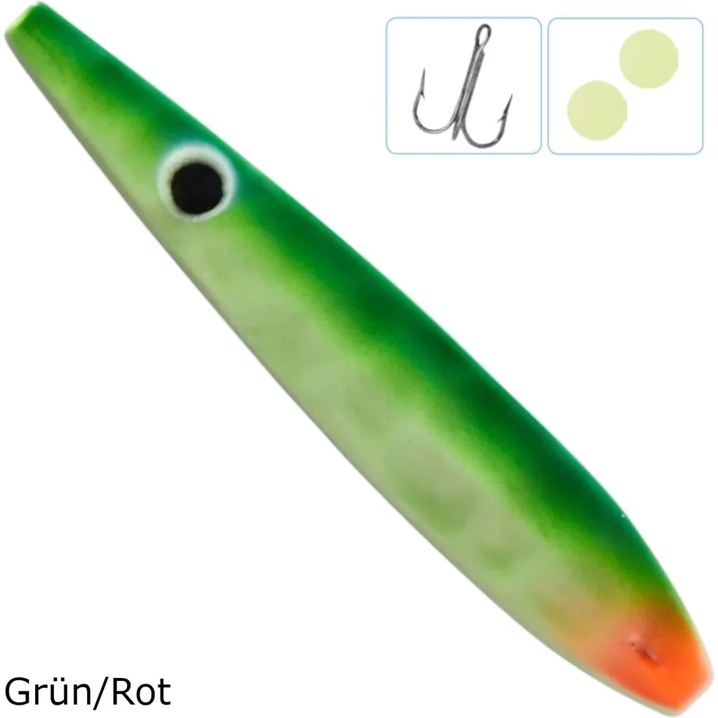 Balzer Colonel Z Seatrout Inliner Blinker 7.5cm 22g Grün Rot