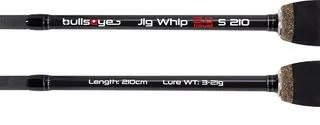 Bullseye Jig Whip Travel 2.0 Spinning Rod 4pc 62cm 107g Composite Carbon