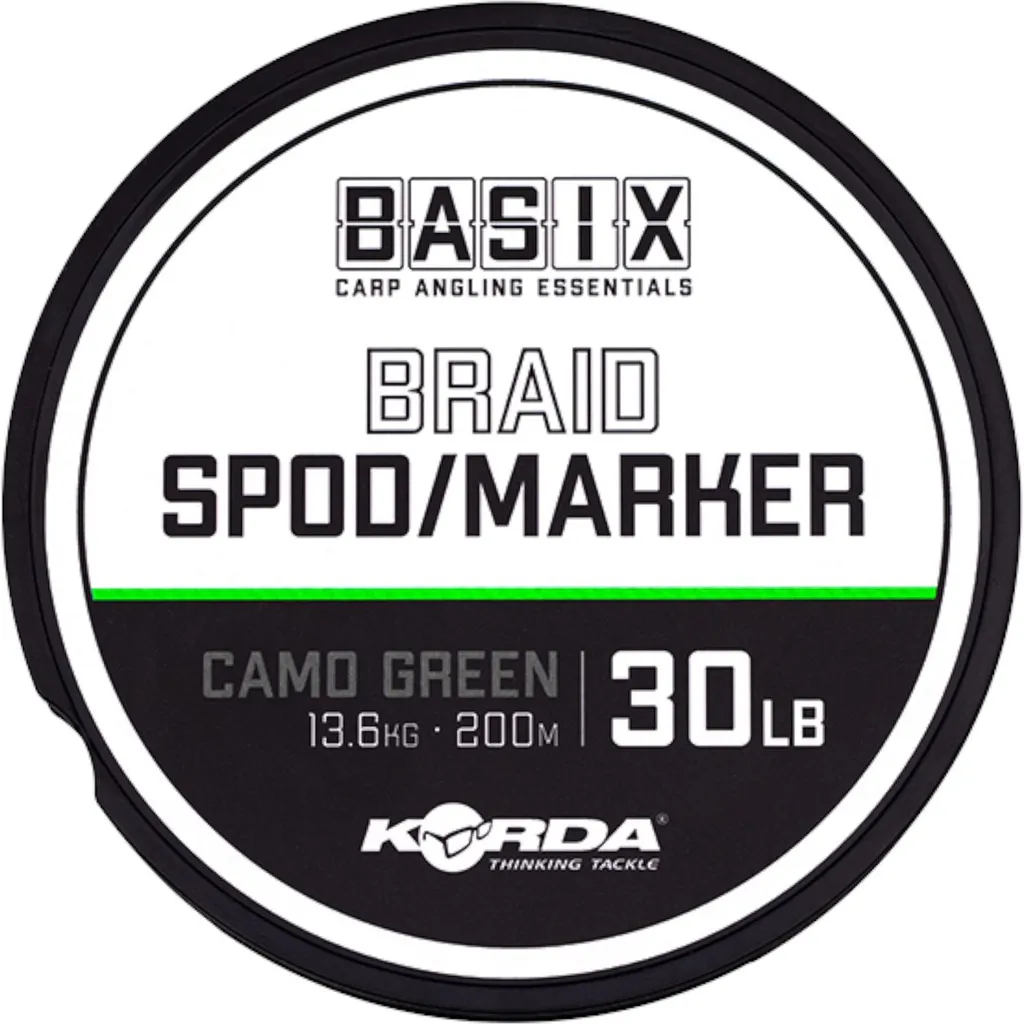 Korda Basix Spod/Marker Braid 0.25mm 13.6kg 200m
