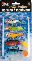 Abu Garcia Jig Shad Assortment 65g Assorted Freshwater Pre-rigged