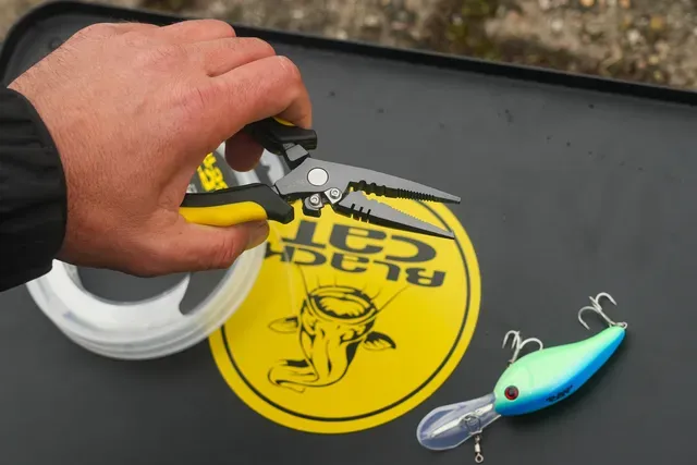 Black Cat Split Ring Pliers 17.8cm High Carbon Steel