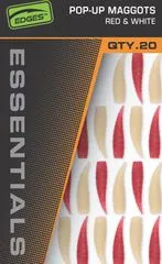 Fox Pop Up Maggots Bait 20pcs Red/White