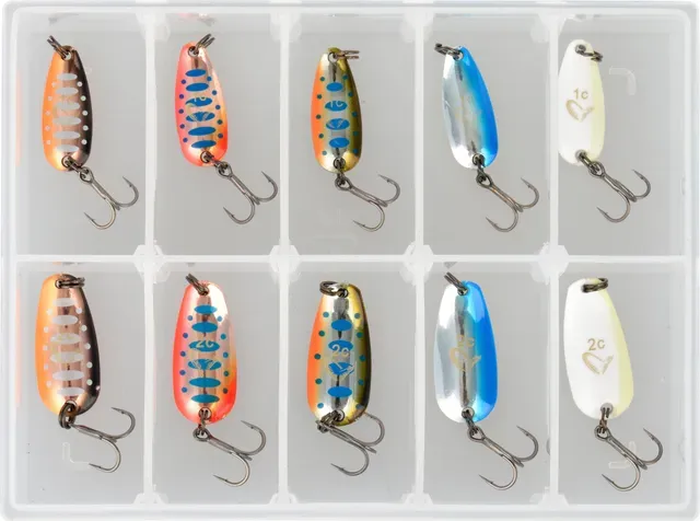 Savage Gear Nails Micro Spoon Kit 10 2.5–3.5g Spoon