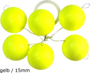FTM Trout Piloten rund 15mm Yellow