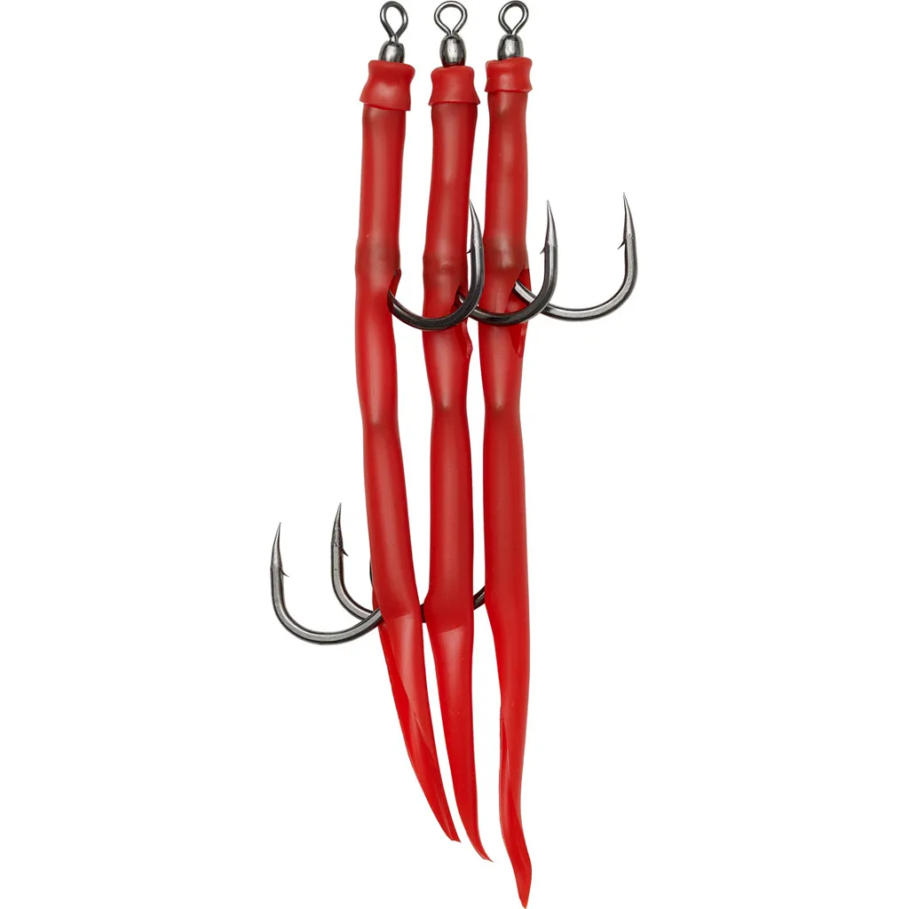 Kinetic Gummi-Makk Pro Fertigmontagen #10/0 Red 3pieces