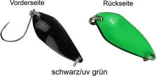 FTM Spoon Rock Spoon 4.2g Black/UV Green