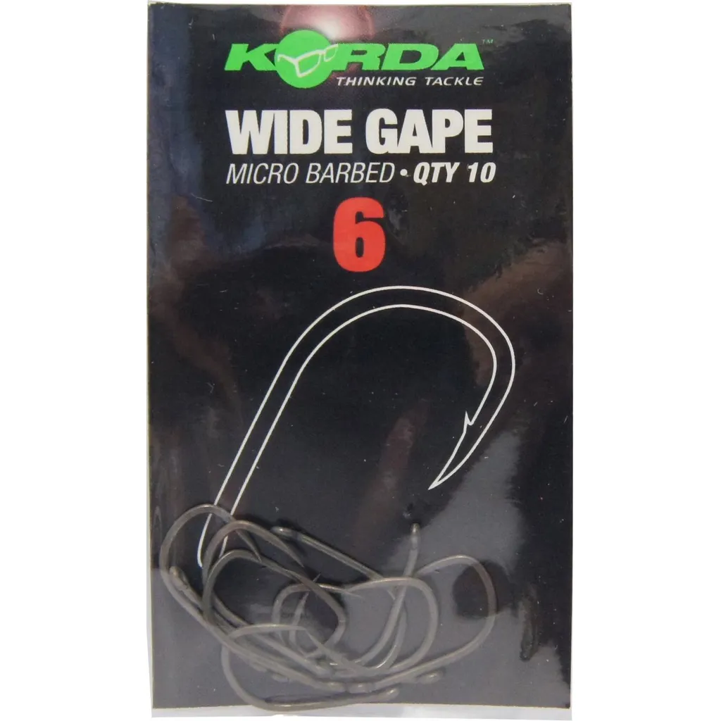 Korda Wide Gape Haken #6