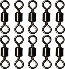 FTM Seika Pro Spin Swivels 6 10pcs 30kg matt-schwarz