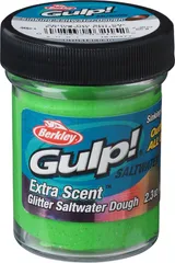 Berkley Gulp! Saltwater Dough 1640377 65g Spring Green Silver Glitter