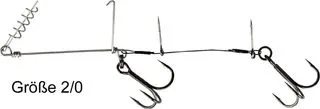 Savage Gear Cork Screw Shad Spin Rig 2/0 Treble Hook