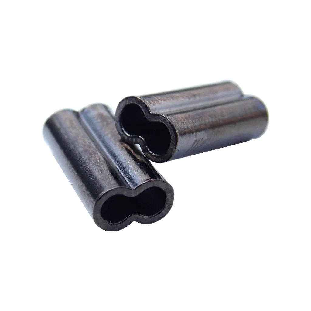 BKK Double Barrel Crimp Matte Black 1.2mm 8mm