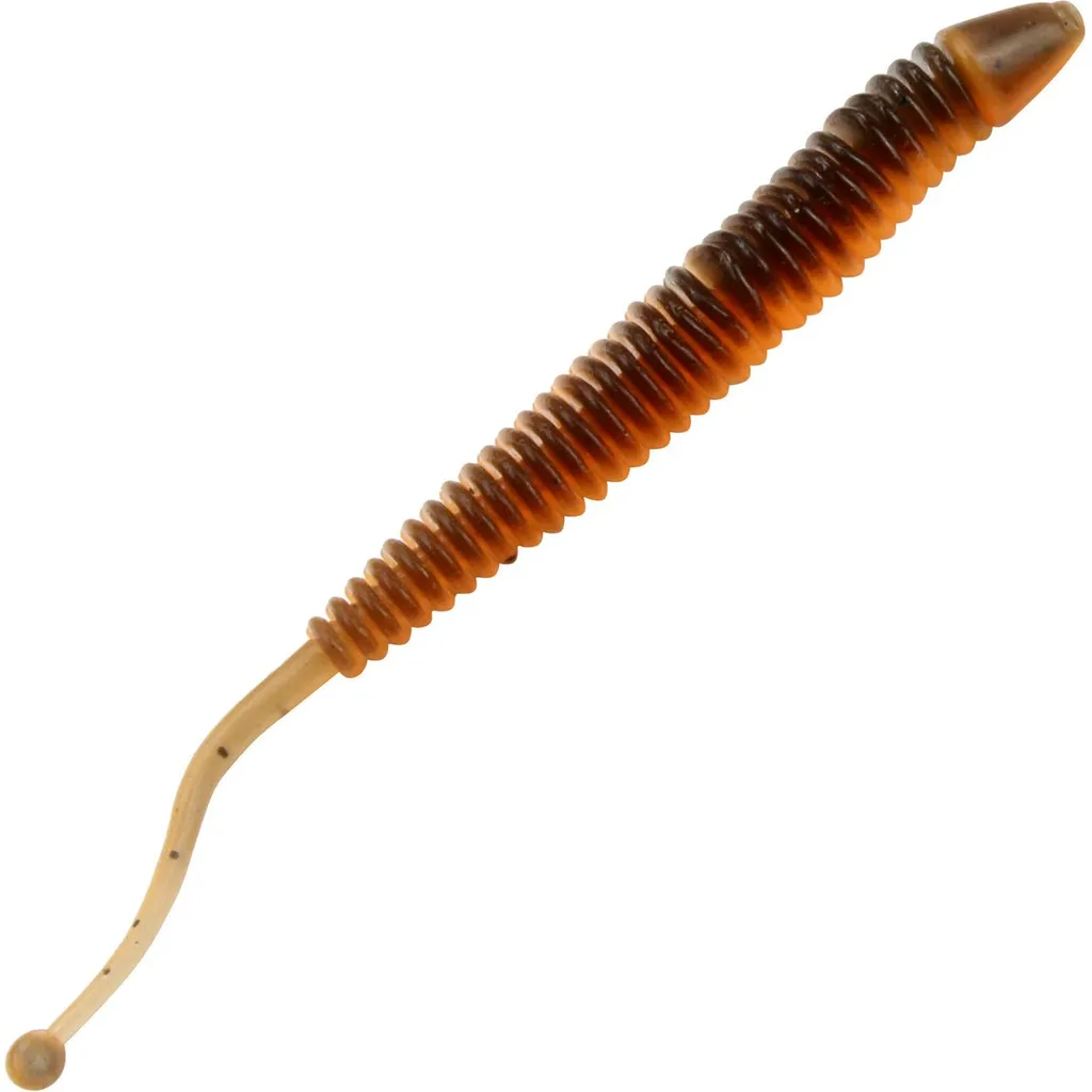 FTM Omura Baits Snake Gummiköder 8.4cm 1.4g Neonorange-Schwarz Bubble Gum