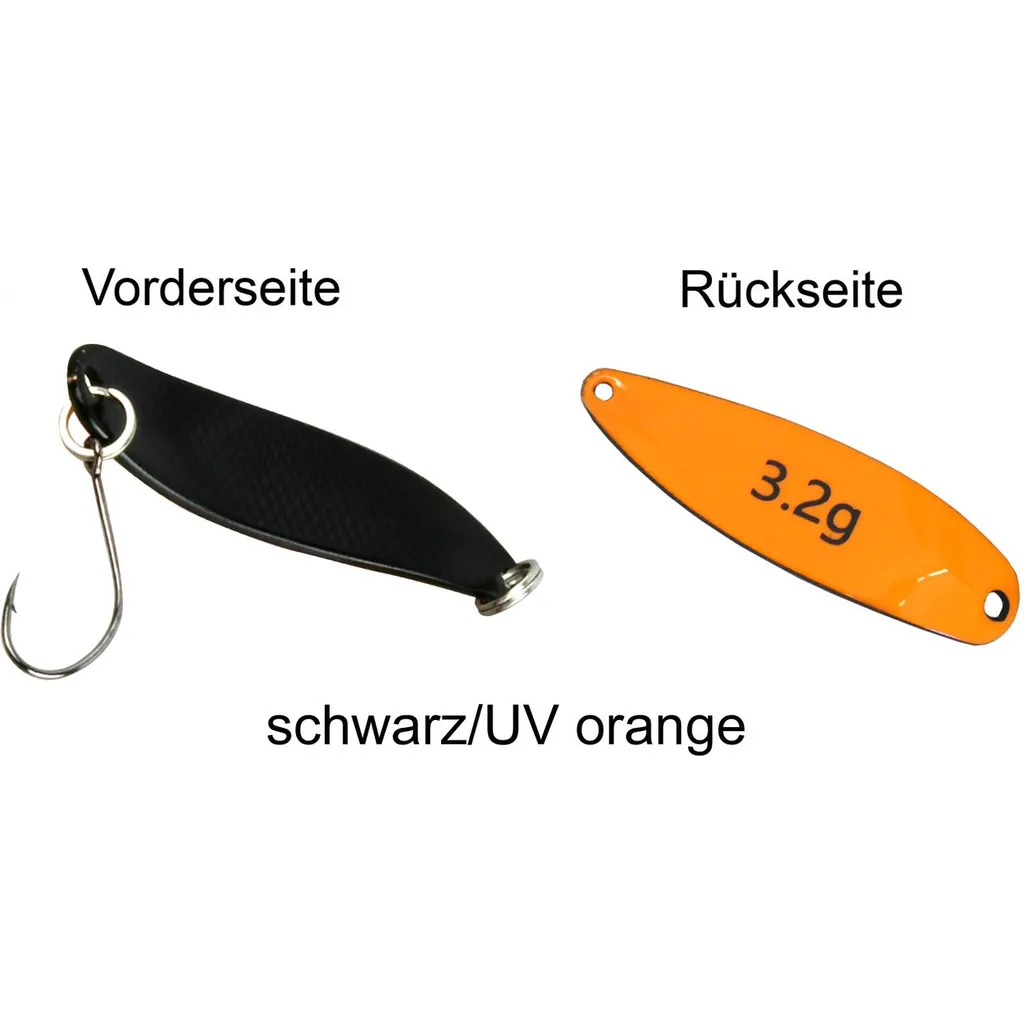 FTM Spoon Hammer 3.8cm 3.2g Schwarz/UV Orange
