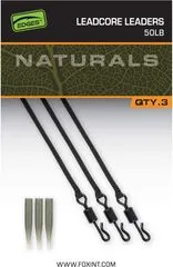 Fox Edges Naturals Leadcore Leaders 75cm 23kg 3pcs