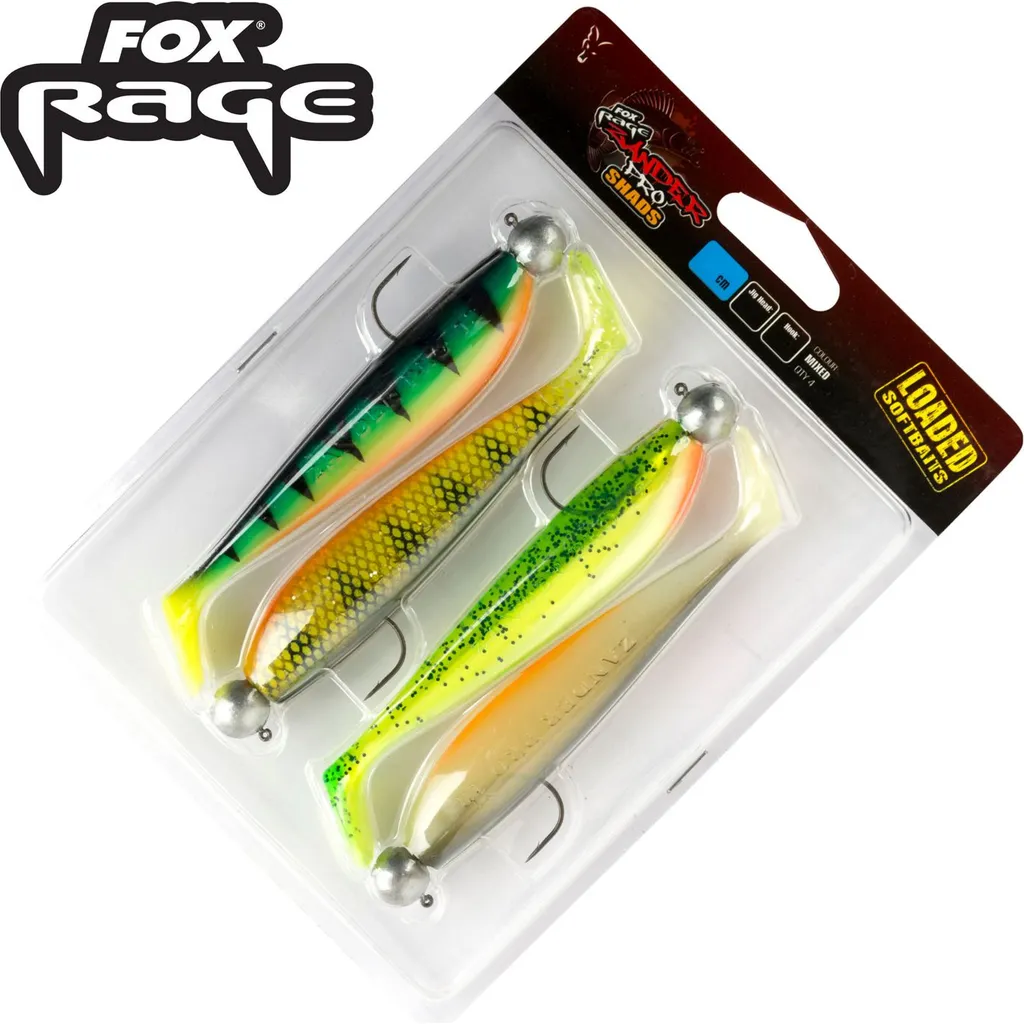 Fox Rage Zander Pro Shad Loaded 10cm 10g 3/0
