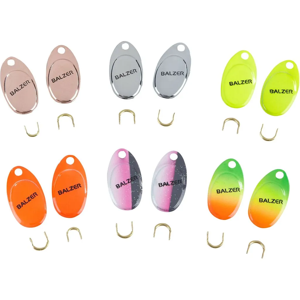 Balzer Trout Attack Spinnerbait Rigs & Blades 105706 12pc