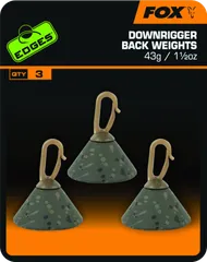 Fox Edges Downrigger Back Weights Sinkers 43g 3pcs