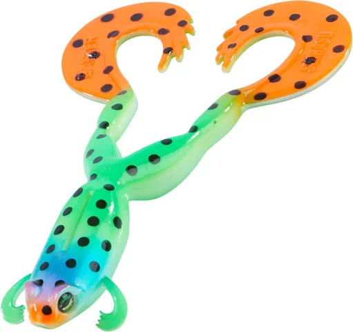 Balzer Shirasu Clone Frog Softbait 12cm 16g Spicy Rainbow UV