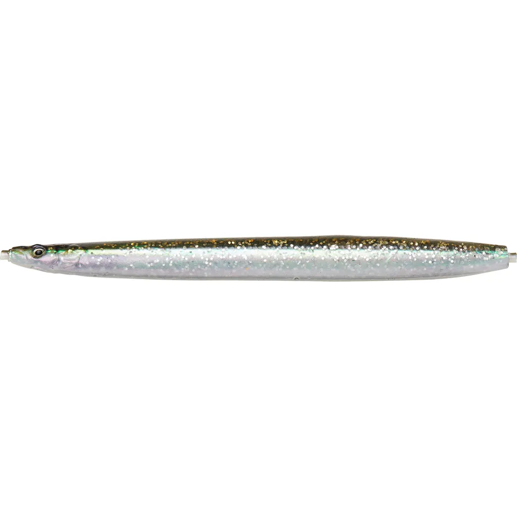 Savage Gear 3D Soft Line Thru Sandeel Meerforellenköder 12.5cm 20g Sandeel Glitter