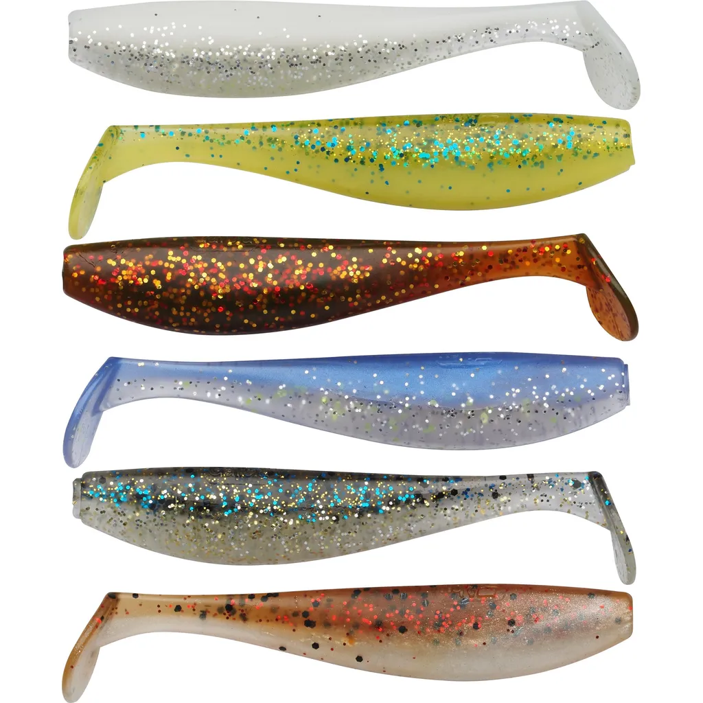 Abu Garcia Paddletail Kit Softbait 8cm 6pc Assorted