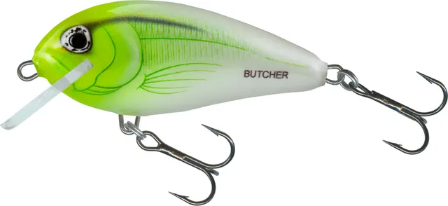 Salmo Butcher Sinking Crankbait 5cm 7g 1–2m White Flash Yellow