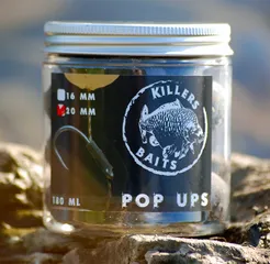 Carp Killers Pop Up Boilies Black Hash 20mm