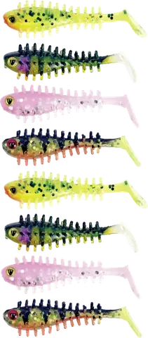 Fox Rage Micro Spikey Fry UV Weiche Köder 4cm Mixed