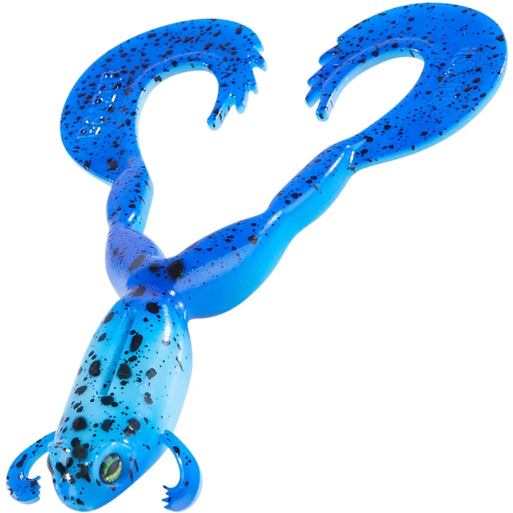 Balzer Shirasu Clone Frog Gummiköder 12cm 16g Poison Blue UV