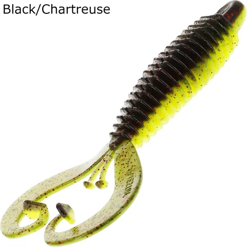 Westin RingCraw Curltail Softbait 9cm 6g Black/Chartreuse
