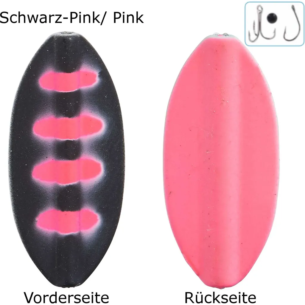 Balzer Pro Staff Series Spoon Inliner 1.9g Schwarz-Pink/Pink