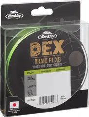 Berkley DEX x8 0.14mm 150m 12.9kg Chartreuse