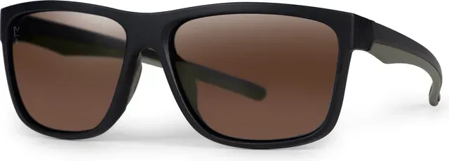 Fox Collection Green Black Shades Polarized Glasses Black Brown