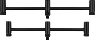 Fox Black Label Slim Adjustable 3 Rod Buzz Bar 22–25cm 12mm Aluminium