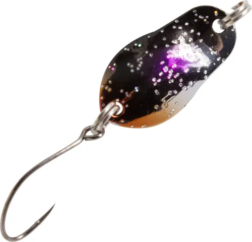 FTM Spoon Track 1.9cm 0.7g Schwarz Silberfarben Kupferfarben Lila Mit Glitter/Silberfarben