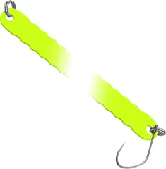 FTM Spoon Curl Kong 6.7cm 3.5g Neon Yellow Lumi/Black Glitter