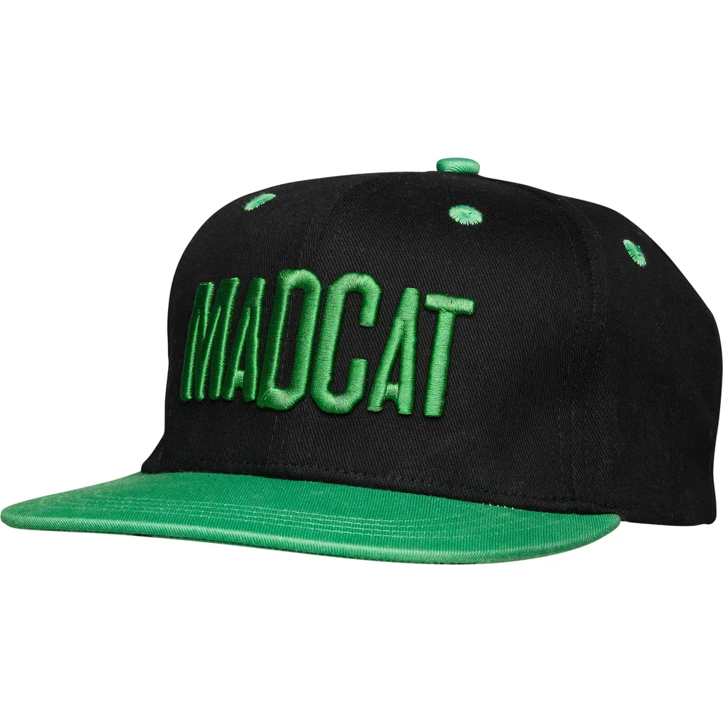 MADCAT Skull Flatbill Cap One Size Green
