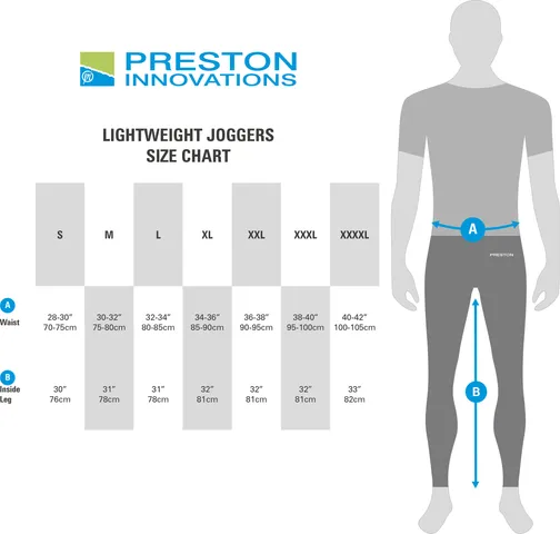 Preston Leichte Jogginghose 4XL+