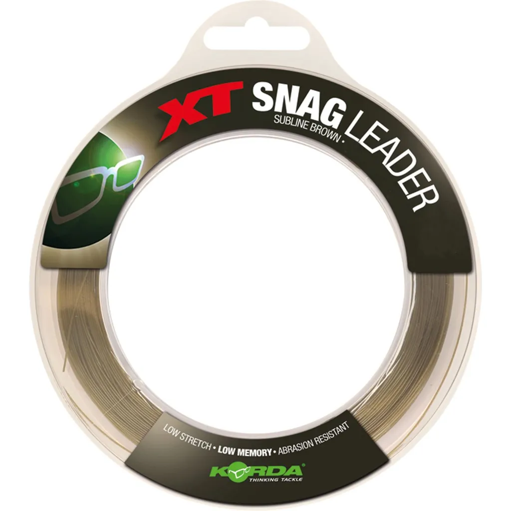 Korda XT Snag Leader Monofile Angelschnur 0.65mm 27kg 100m