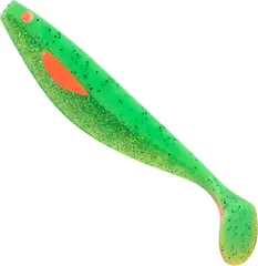 Balzer Shirasu Booster Shad Gummiköder 6cm Chartreuse Lime