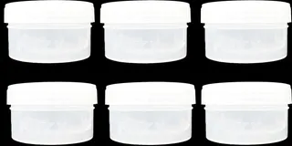 Fox Bait Tubs 4.3cm Plastic Half Size Clear