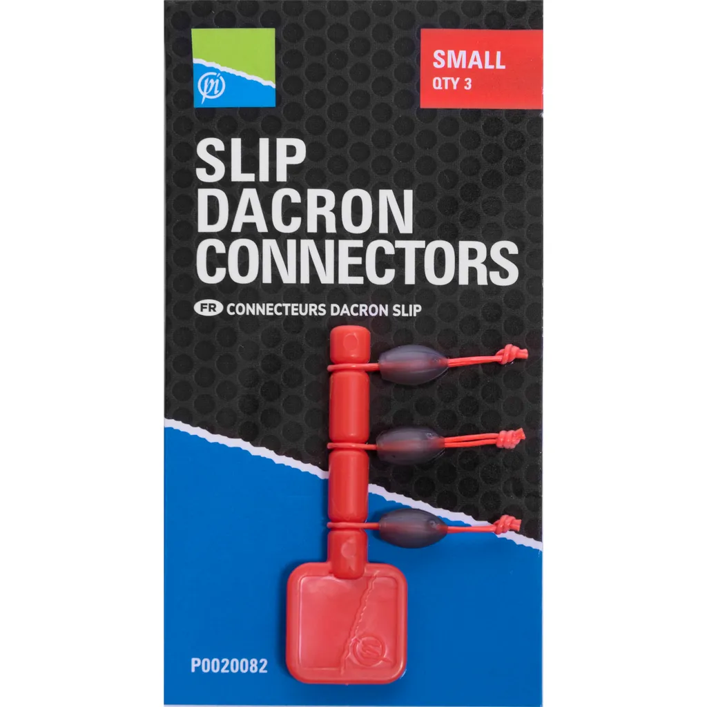 Preston Slip Dacron Connector #Small