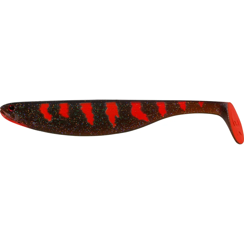 Westin ShadTeez Slim Gummifische 18cm 33g Motoroil Blood