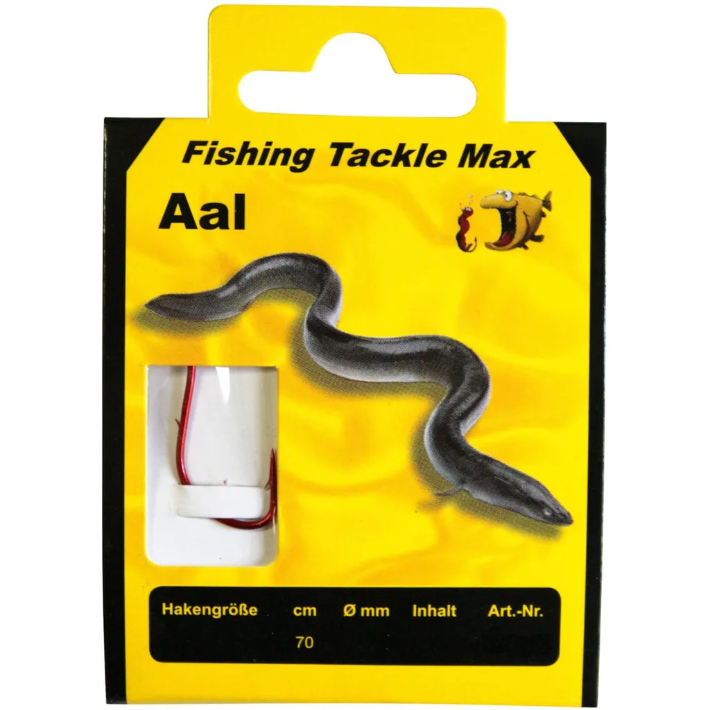 FTM Haken gebunden Aal 70cm - Aalhaken Fertigmontage #4