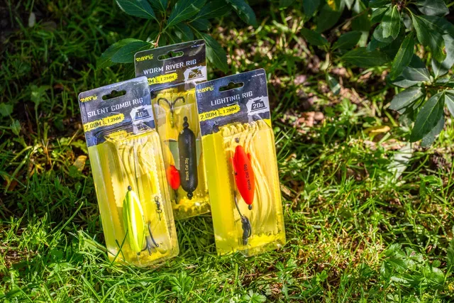 Black Cat Worm River Rig 2m 2/0 2pcs