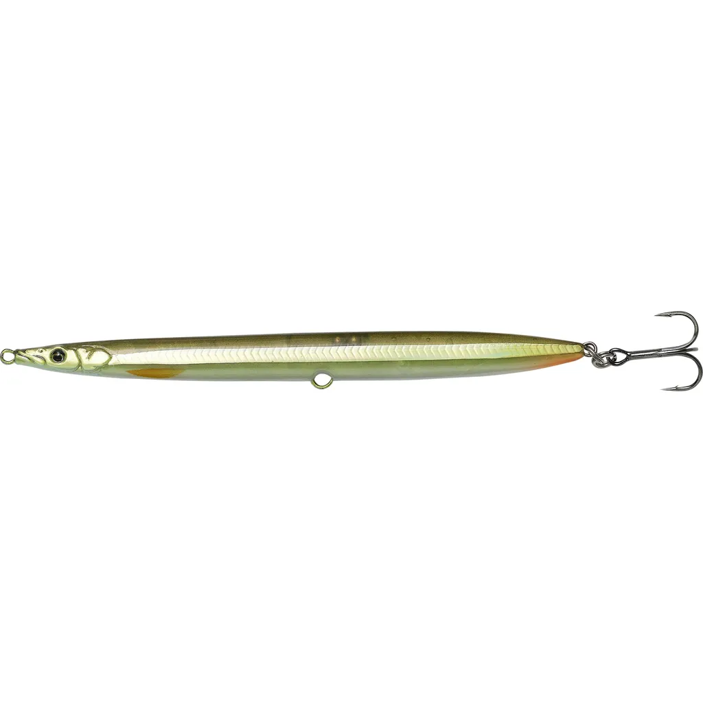 Savage Gear Sandeel Pencil Meerforellenköder 12.5cm 19g Motor Oil UV