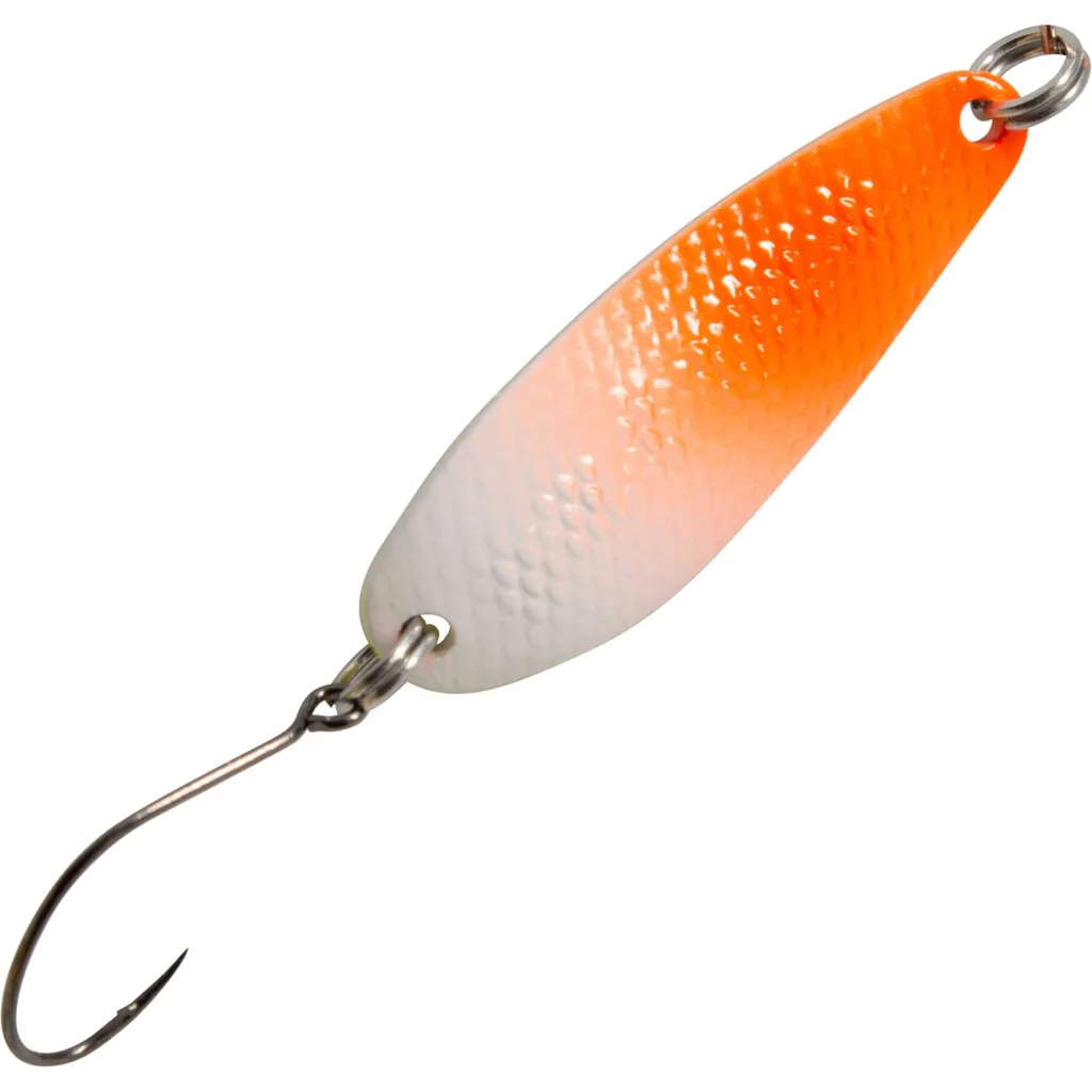 FTM Spoon Wheel Blinker 3.8cm 3.6g Orange Weiß Gold