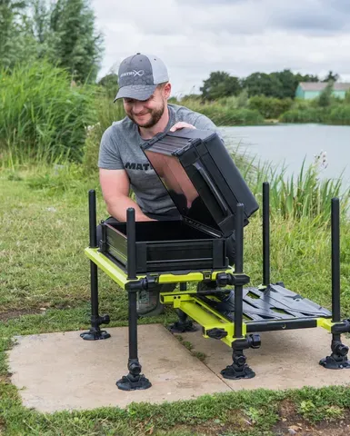 Matrix F25 Pro Seatbox Lime Edition 13.5kg 76.1cm 83cm Aluminium