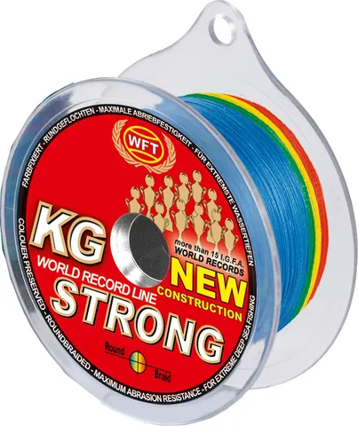 WFT KG STRONG Braided Line 0.18mm 22kg Multicolor