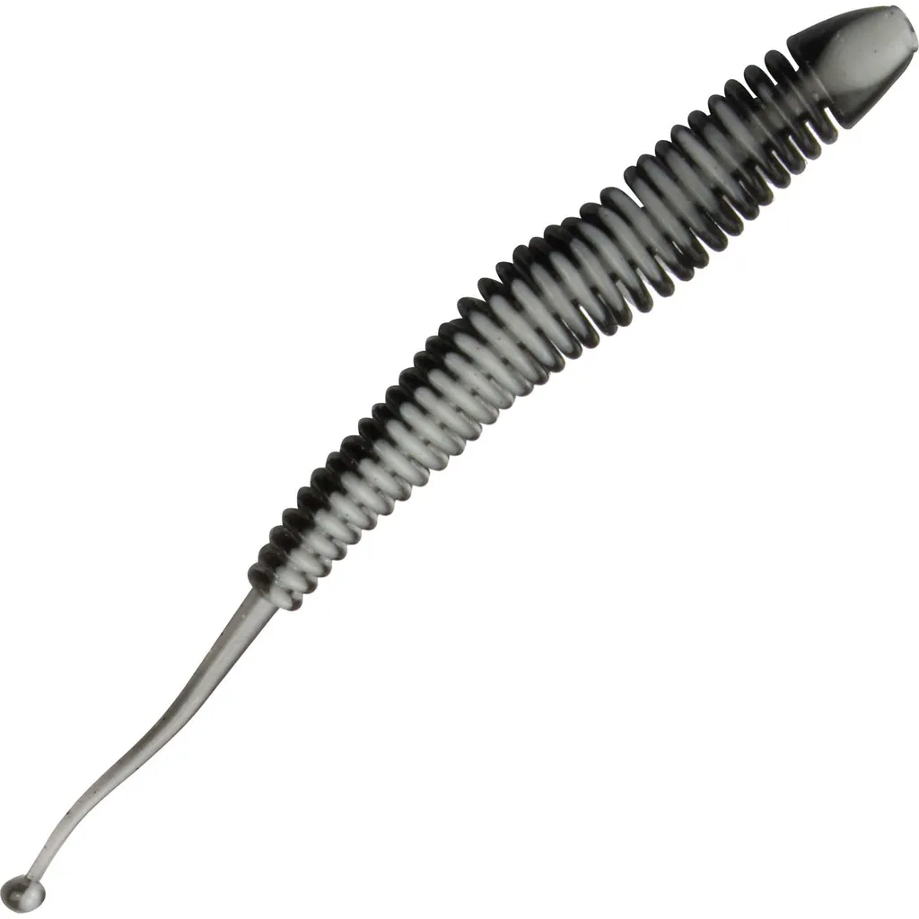 FTM Omura Baits Snake Gummiköder 8.4cm 1.4g Weiß-Schwarz Bubble Gum